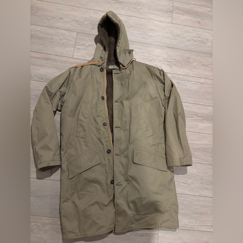 L.L. Bean Dark Brown Fleece Jacket